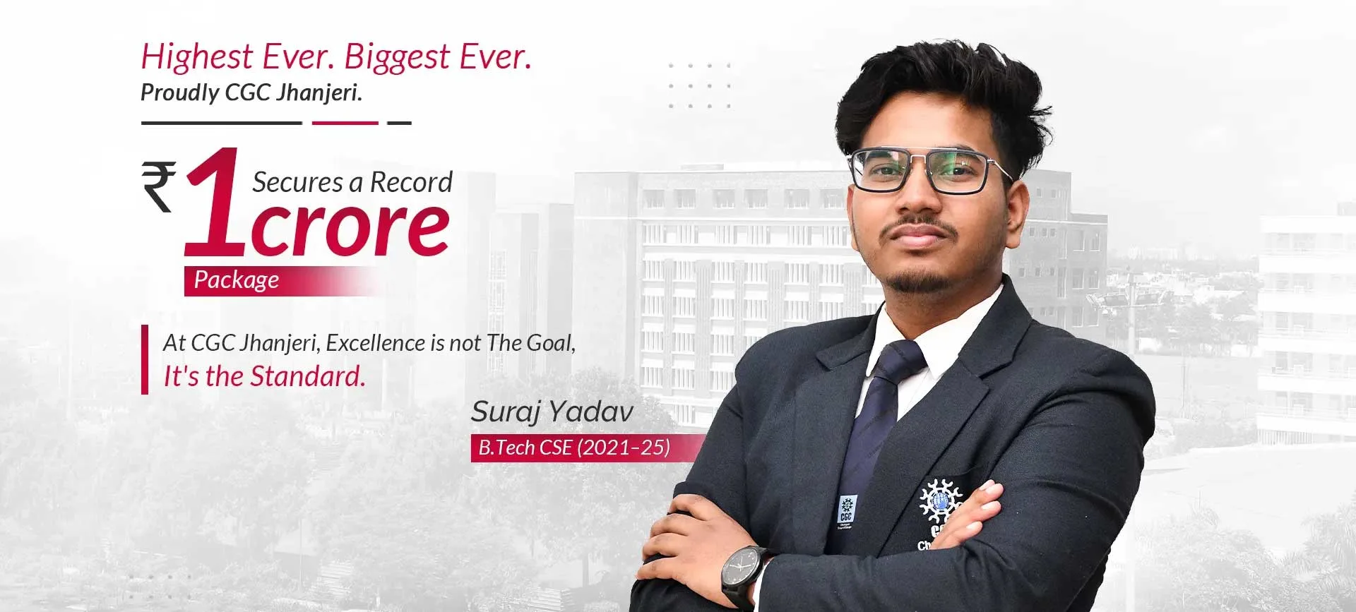 CGC Mohali student got 1 Crore Package banner